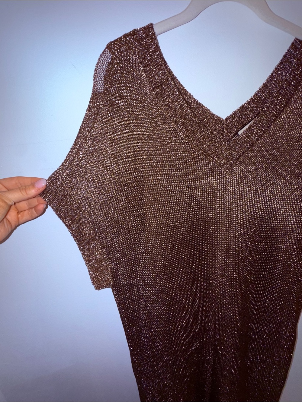 Tuckernuck Brown V-Neck Knit Midi Dress - Picture 7 of 9